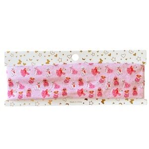 Light Pink Poodle Dog Dresses Sunglasses Bows Themed Soft Newborn Baby Headband